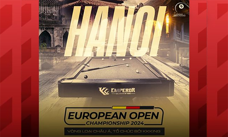 Trực tiếp vòng loại giải billiards KKing European Open 2024 hôm nay 12/07