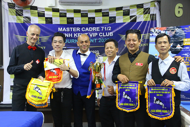 Nhà ĐKVĐ châu Âu Willy Gerimont vô địch giải Master Cadre cúp CLB Thịnh Kent Vip năm 2023