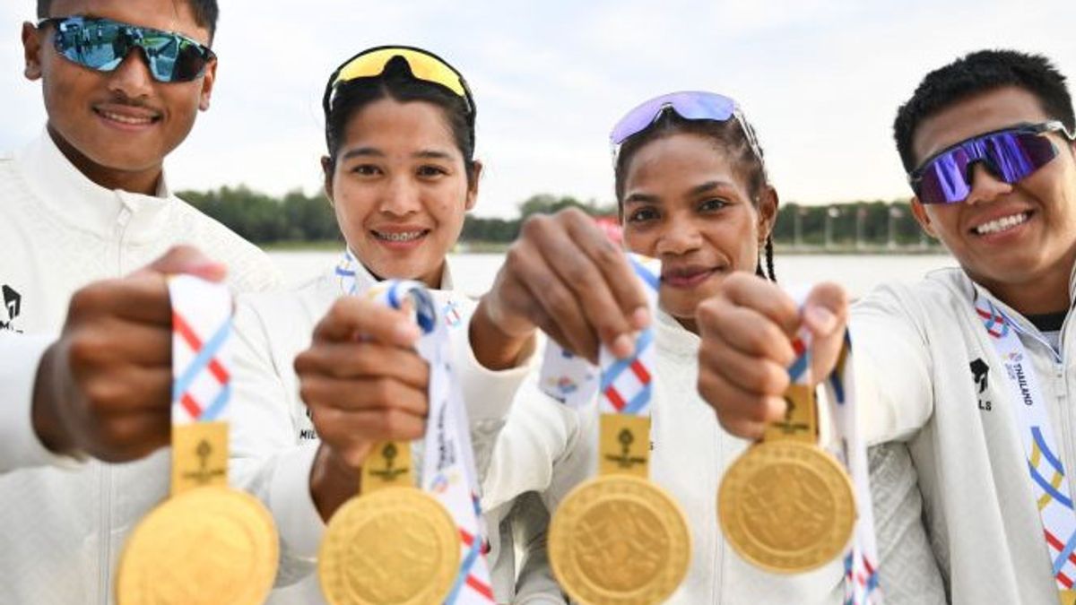 Canoeing/Kayak Indonesia bội thu 13 huy chương SEA Games 33, lập tức 