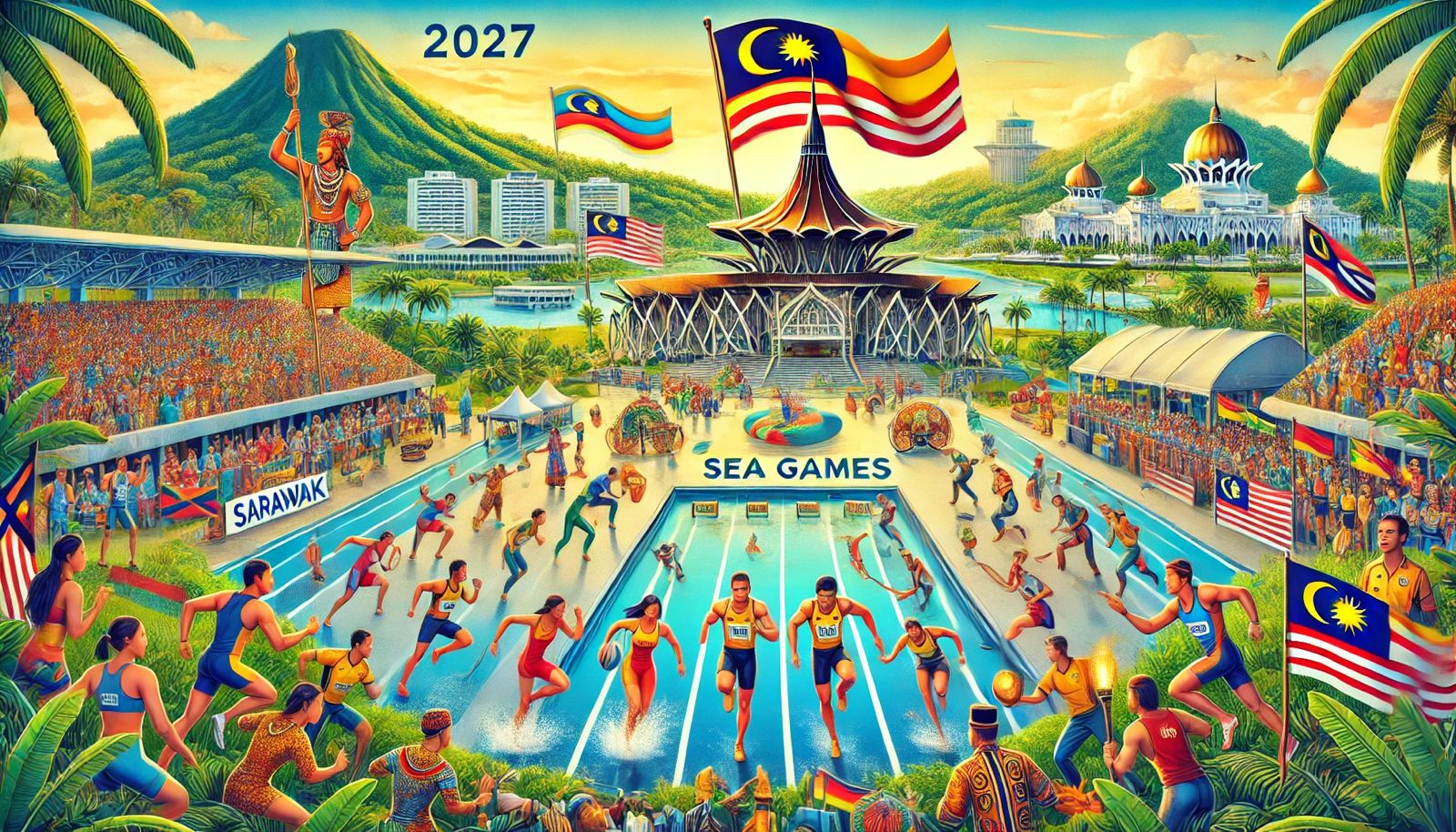 SEA Games 2027 kích hoạt chiến lược phát triển kinh tế toàn diện của Sarawak