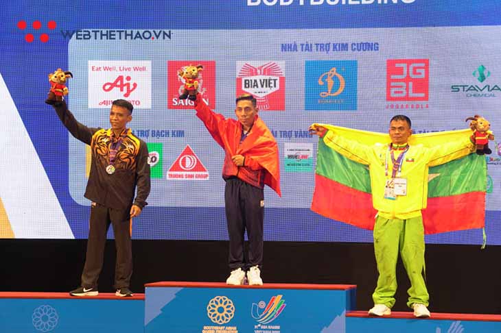 Kết quả thể hình SEA Games mới nhất 13/5: Phạm Văn Mách, Đặng Thanh Tùng xuất sắc vô địch