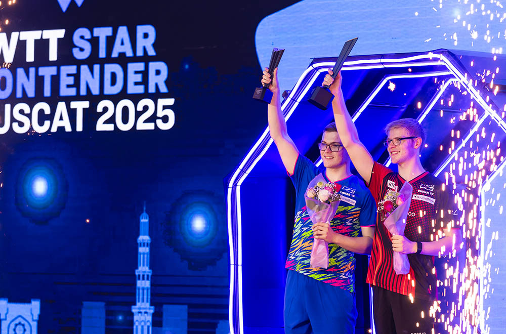 Chung kết giải bóng bàn WTT Muscat: Felix Lebrun 