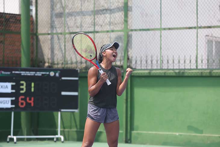 Kenzie Nguyễn - tay vợt Việt kiều 15 tuổi gây “sốt” giải tennis Diễn Đàn Vinh Infinity Cup 2023