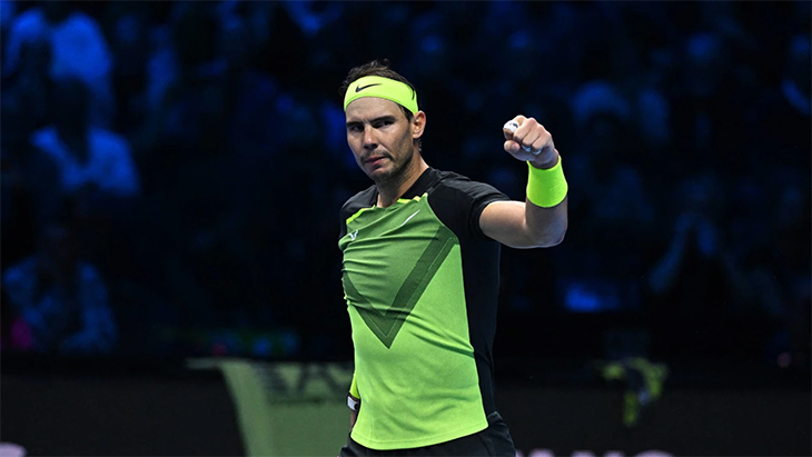 Kết quả tennis mới nhất 23/11: Vì sao Nadal đấu ATP Finals kém xa Grand Slam?