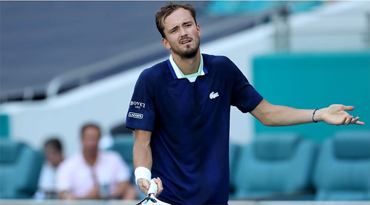 Kết quả tennis mới nhất 1/4: Medvedev tan mộng đế vương ở Miami Open