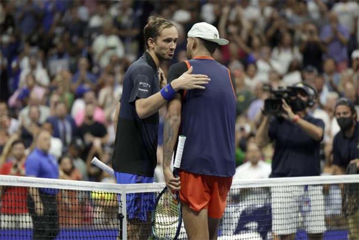 Kết quả tennis US Open mới nhất 5/9: Nick Kyrgios phế Daniil Medvedev khỏi số 1 thế giới