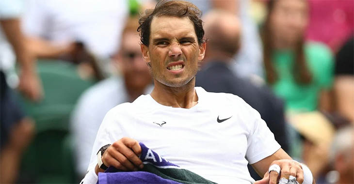 Kết quả tennis Wimbledon mới nhất 8/7: Nadal bị rách cơ bụng, không thể đấu bán kết
