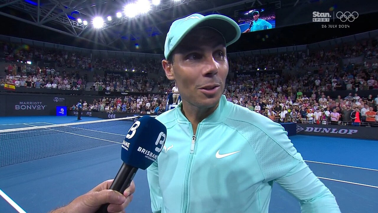 Tennis Brisbane International: Cựu số 1 thế giới Rafael Nadal bị cảnh cáo do đi vệ sinh quá lâu