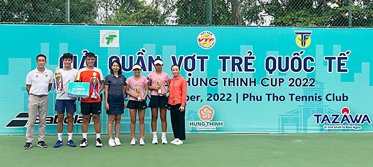 Kết quả tennis ITF J4 HCMC 1 – Hung Thinh Cup: Trương Vinh Hiển / Nguyễn Minh Phát vô địch đôi nam