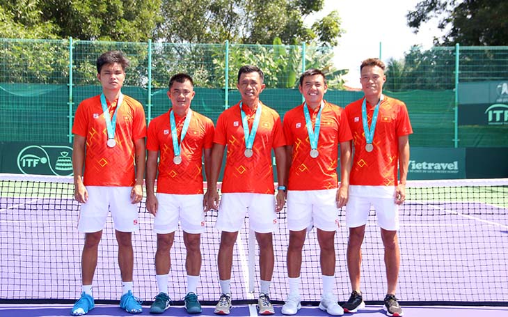 Tennis Việt Nam giành ngôi á quân nhóm III khu vực Châu Á - Thái Bình Dương ở Davis Cup