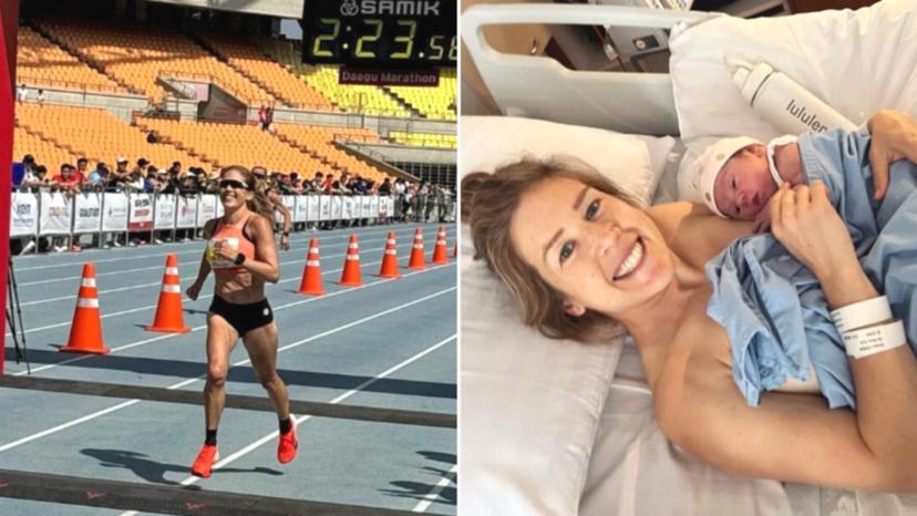 Bà mẹ 36 tuổi mới sinh con 7 tháng chạy marathon vượt chuẩn Olympic Paris 2024