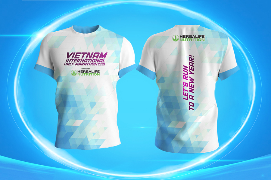 Giải Bán Marthon Quốc tế Việt Nam 2023 tài trợ bởi Herbalife Nutrition ra mắt mẫu áo sự kiện