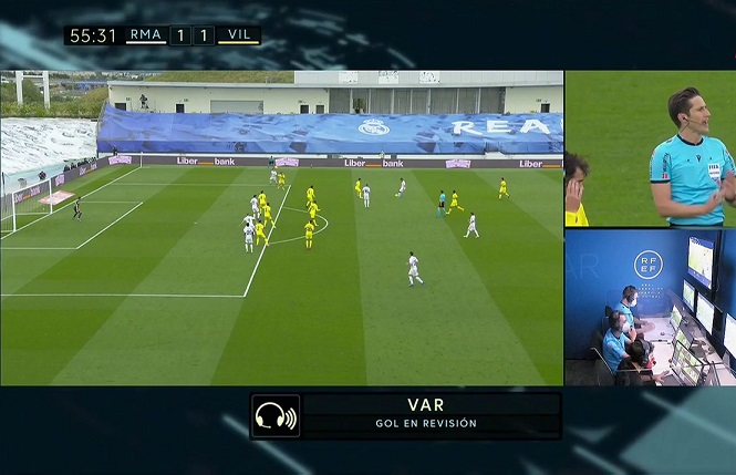 Vì sao bàn thắng của Benzema cho Real bị VAR từ chối?