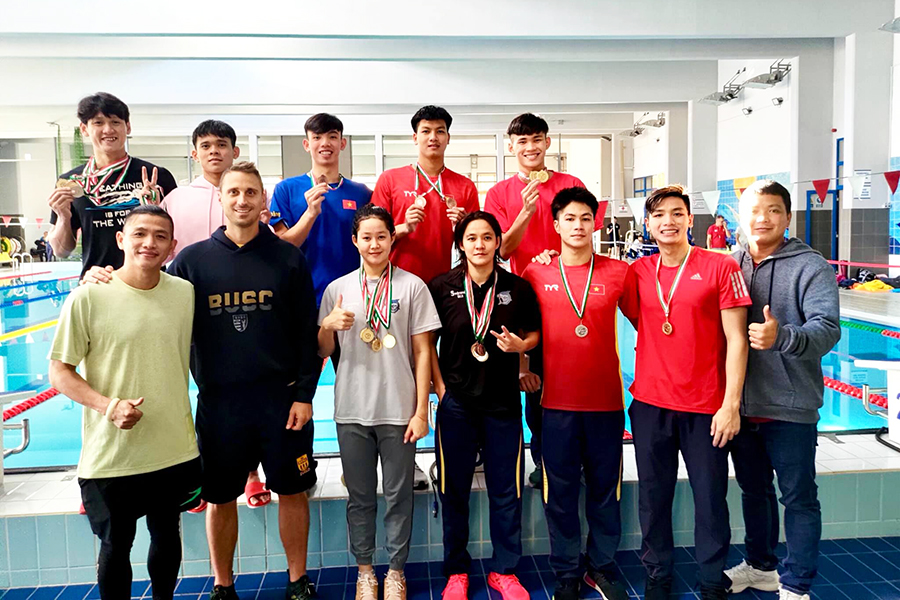 Tuyển bơi Việt Nam kết thúc tập huấn Hungary, dự giải bơi hồ ngắn thế giới