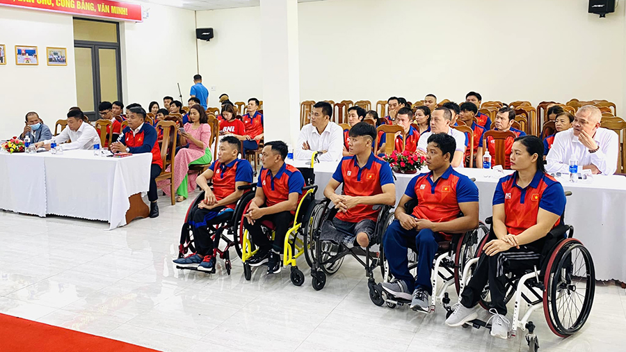 Tuyển bơi người khuyết tật Việt Nam không đặt nặng chỉ tiêu vàng ở PARA Games 12