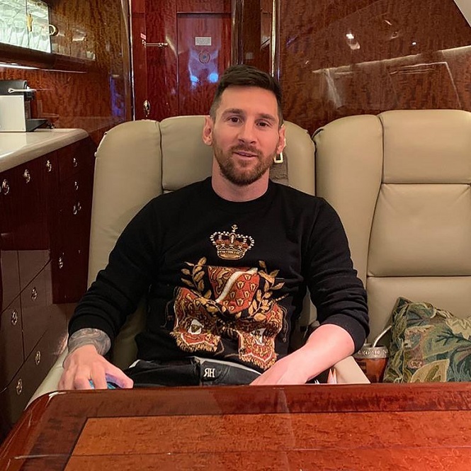 Bên trong мáy Ƅay 15 triệu USD của Messi chở các đồng đội ʋề Argentina