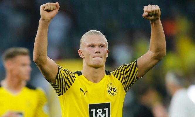 Dortmund tăng gấp đôi lương để giữ chân Haaland
