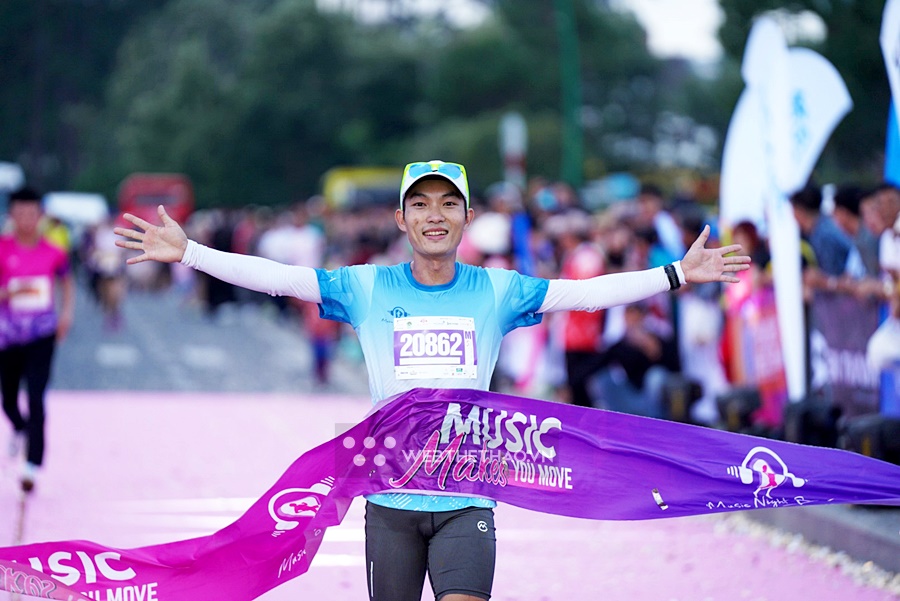 Vô địch Da Lat Music Night Run 2023, Hoàng Nguyên Thanh có danh hiệu đầu tiên sau SEA Games 32