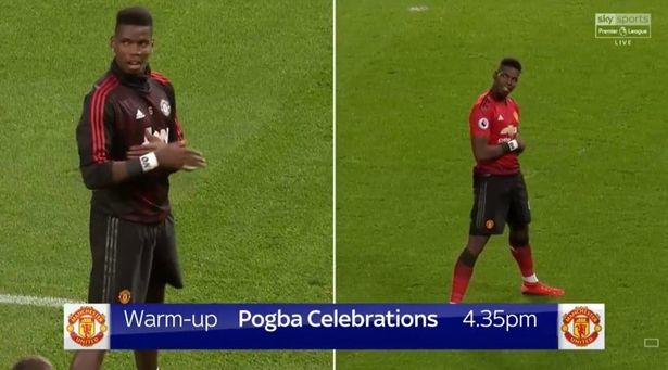 Như tiên tri được cú đúp, Pogba ăn mừng bàn thắng ngay từ khi... khởi động