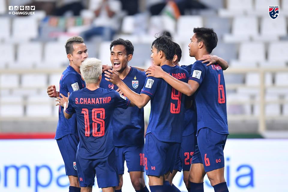 Thảm bại trước Ấn Độ, tuyển Thái Lan có thể sớm bị loại khỏi Asian Cup 2019