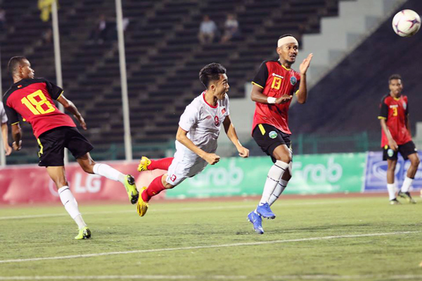Đánh bại Đông Timor 4-0, U22 Việt Nam sớm giành vé vào Bán kết giải Đông Nam Á 2019