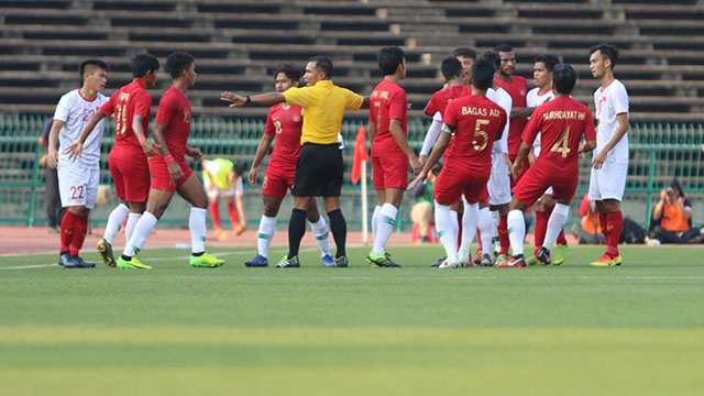 Đánh bại Việt Nam, U22 Indonesia giành vé vào chơi trận Chung kết giải U22 Đông Nam Á 2019