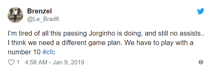 Thống kê khó tin chỉ ra Vua chuyền Jorginho có phải là vua... không ngai?