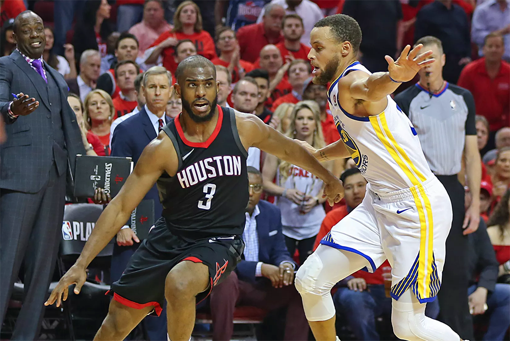 Houston Rockets chấp James Harden mà vẫn thắng Warriors, Golden State dễ bị bắt nạt thế này sao?