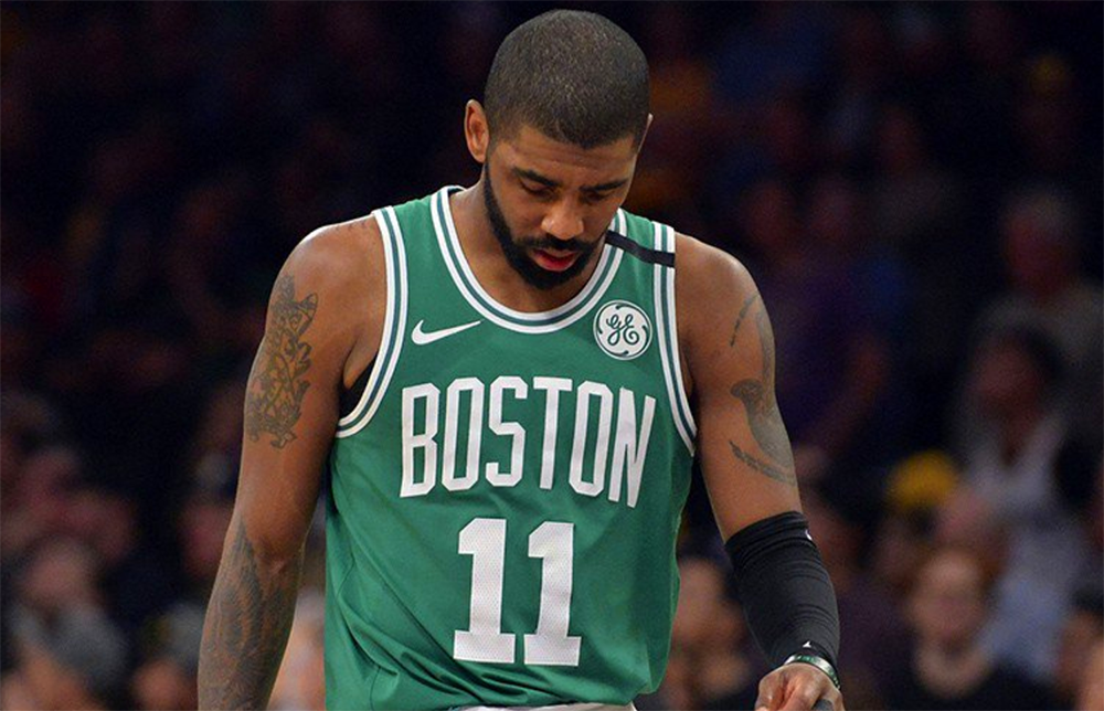 Kyrie Irving như thể đã tách biệt hoàn toàn với Boston Celtics