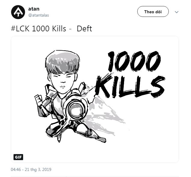 Deft trở thành người chơi thứ 9 ghi được 1000 kill trong LCK
