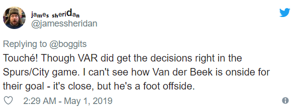 CĐV Tottenham chỉ trích VAR thậm tệ vì bàn thắng tranh cãi của Ajax