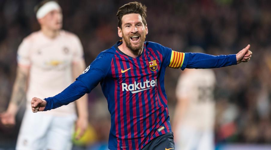 Một góc khác của Messi thể hiện khát khao vô địch cúp C1 của Barcelona