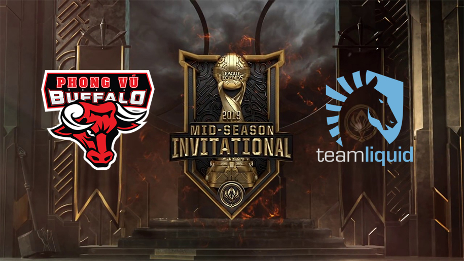 [MSI 2019] Team Liquid vs Phong Vũ Buffalo: Hết mình vì màu cờ sắc áo!