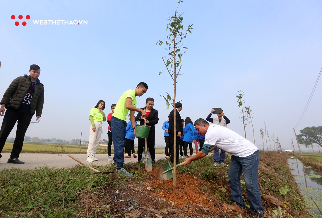 500 cây xanh - Món quà của runner tham dự HCT 2019 đã được trồng tại xã Mỹ Lương