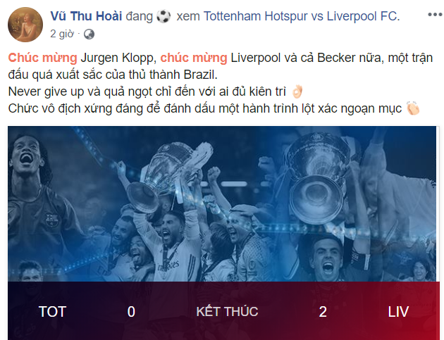 “Mưa” lời khen và chúc mừng từ LeBron James cho đến BLV Quang Huy, Anh Ngọc gửi tới Liverpool sau chiến tích vô địch Cúp C1