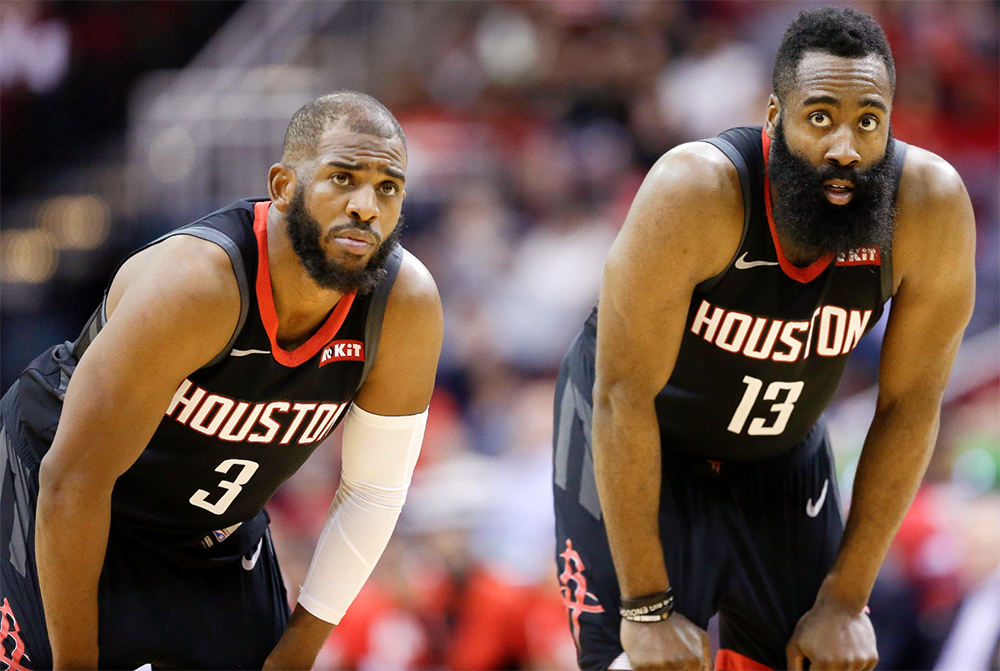 Nóng: Hé lộ khủng hoảng tại Houston Rockets, Chris Paul và James Harden bằng mặt, không bằng lòng
