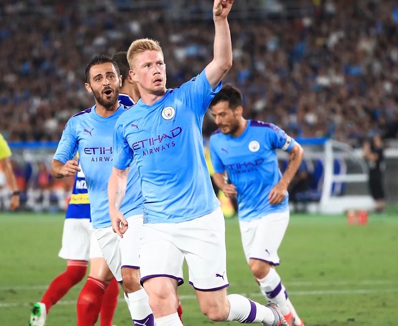 De Bruyne phô diễn đẳng cấp và điểm nhấn trận Yokohama vs Man City