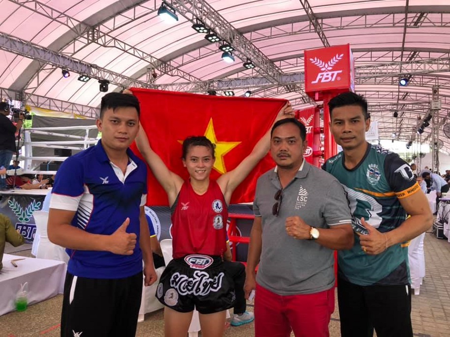 Huỳnh Hà Hữu Hiếu lên ngôi vô địch Muay Thái Thế giới 2019