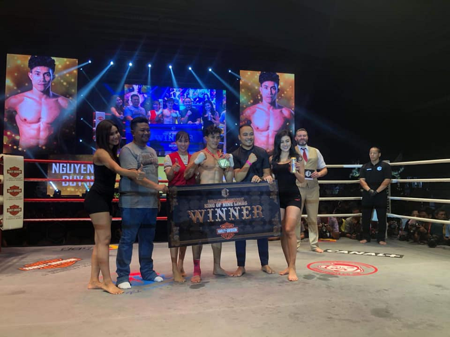 Nguyễn Trần Duy Nhất chiến thắng giải Lethwei Muaythai Myanmar Championship 2019 lần thứ 2