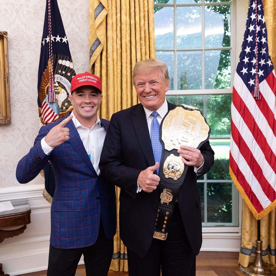 Con trai Donald Trump sẽ đến cổ vũ Colby Covington tại UFC on ESPN 5