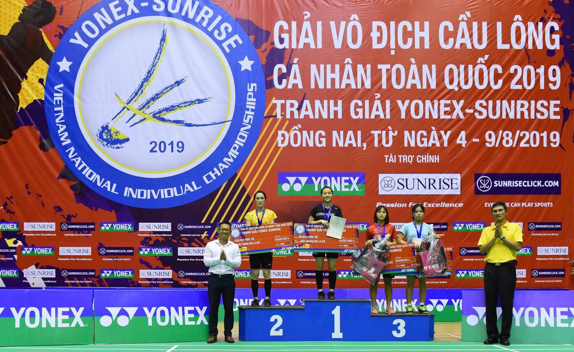 Giải cầu lông cá nhân toàn quốc 2019: Nguyễn Tiến Minh, Nguyễn Thùy Linh vô địch