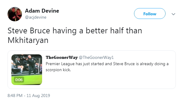 CĐV Arsenal chê Mkhitaryan thua cả HLV Steve Bruce của Newcastle