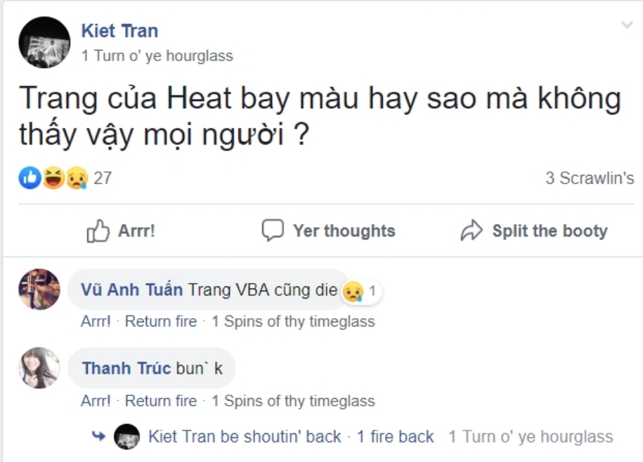 Fanpage VBA, Saigon Heat đồng loạt biến mất bí ẩn