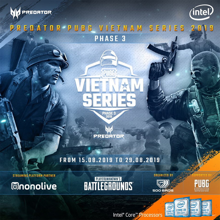 Công bố khởi tranh Predator PUBG VIETNAM SERIES 2019 - Giai đoạn 3