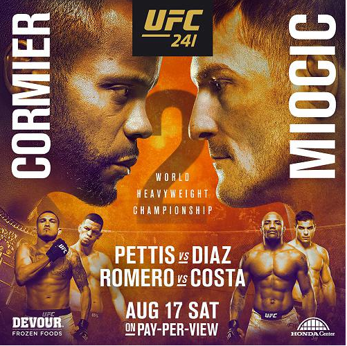 Kết quả UFC 241: Daniel Cormier vs Stipe Miocic 2 (10h00, 18/8)