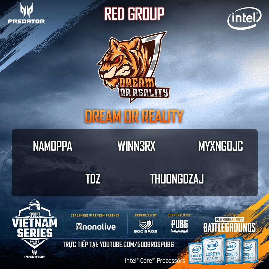 Trực tiếp Predator PUBG Vietnam Series Phase 3 - Vòng Contender ngày 20/8