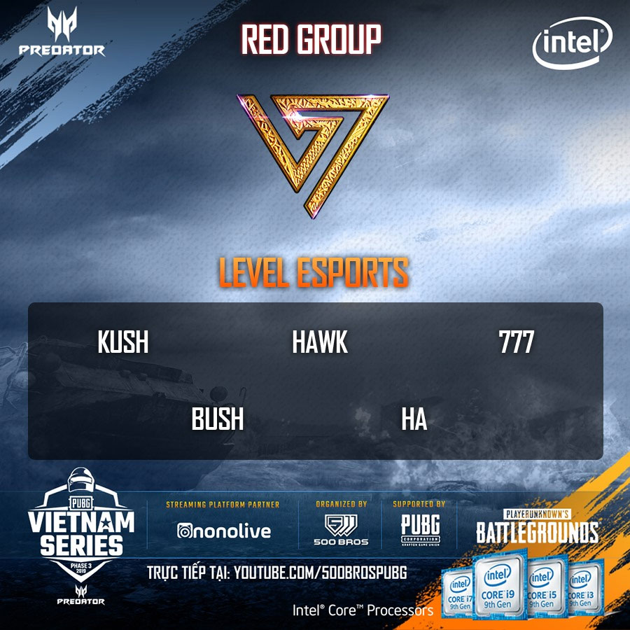 Trực tiếp Predator PUBG Vietnam Series Phase 3 - Vòng Contender ngày 20/8