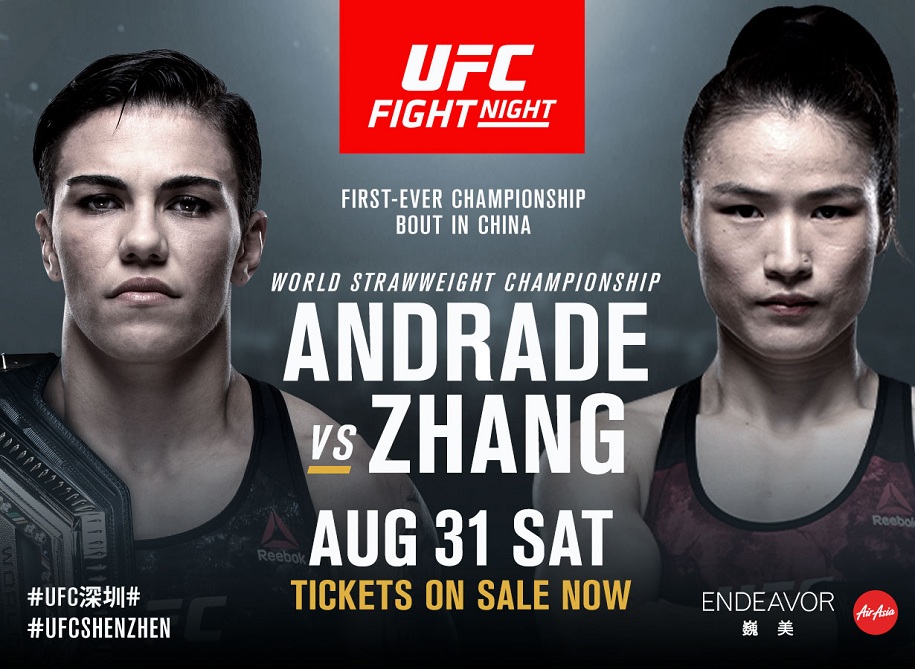 Lịch thi đấu UFC Fight Night 157: Andrade vs Zhang