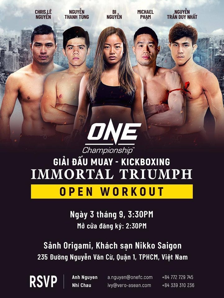 Lịch thi đấu ONE Championship 2019 Việt Nam: Nguyễn Trần Duy Nhất ra trận