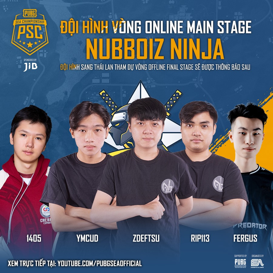 Lịch thi đấu giải PUBG Thái Lan 2019 vòng Final Stage